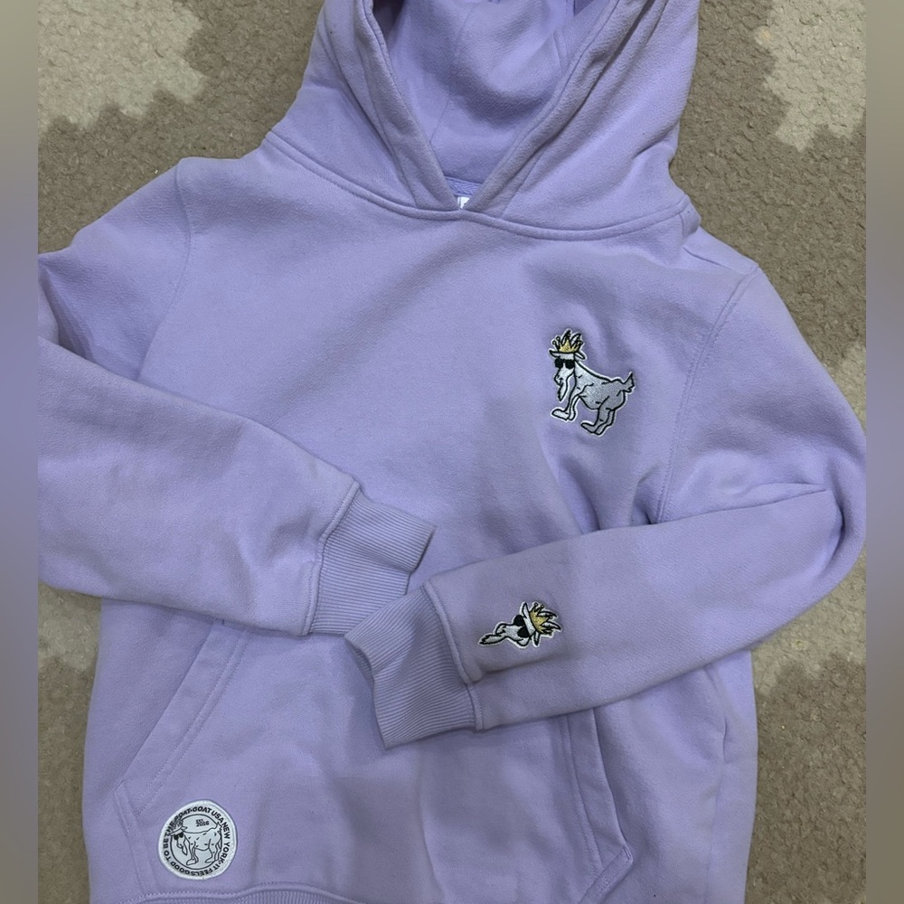 Youth Lavender GOAT USA Hoodie